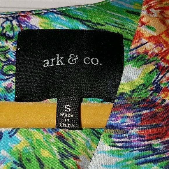 Ark & Co. abstract print dress Sz S EUC - Picture 6 of 6